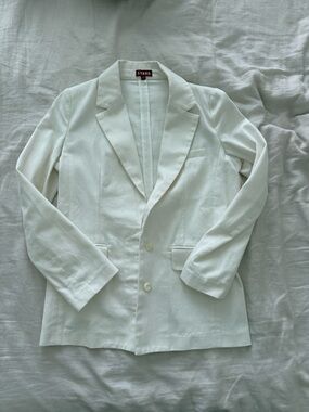 STAUD White Cotton Jacket